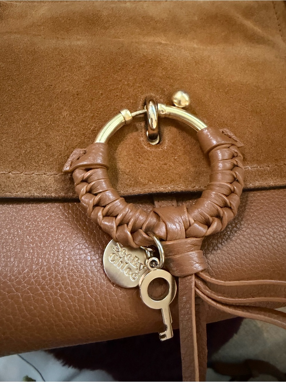 See by Chloe Suede and Leather Bag - Picture 3 of 16